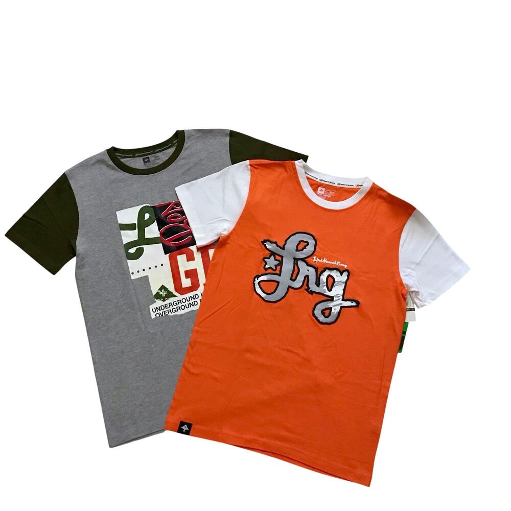 LRG New Short Sleeves Tops Bundle Boys M (10-12)